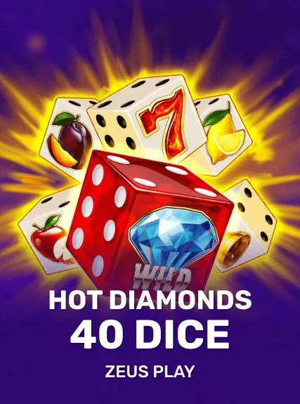 Hot Diamonds 40 Dice game tile
